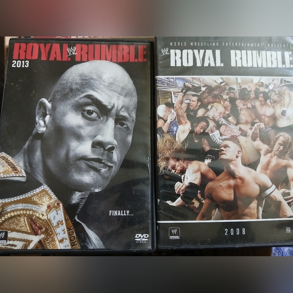 WWE Royal Rumble 2008 And 2013 DVD Set